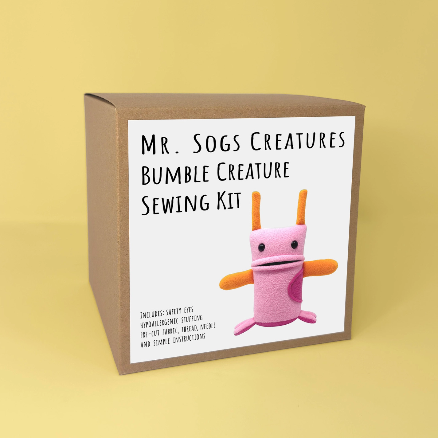 Mr. Sogs DIY Plush Sewing Kits