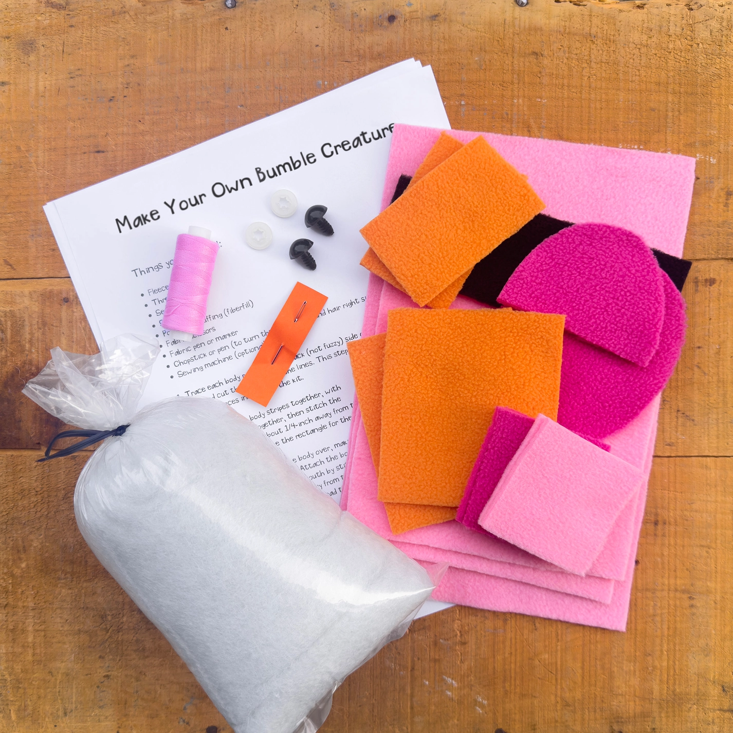 Mr. Sogs DIY Plush Sewing Kits