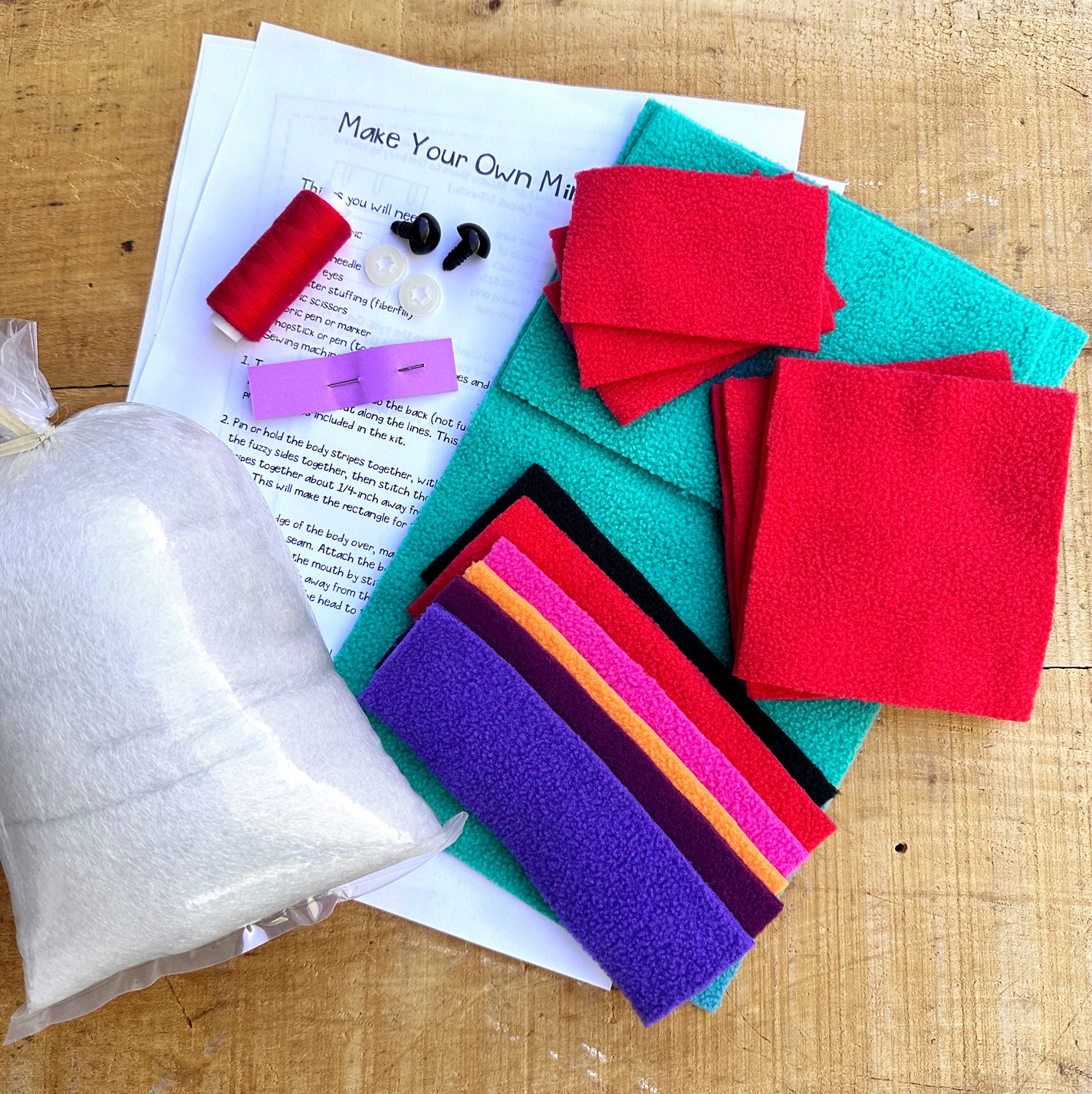 Mr. Sogs DIY Plush Sewing Kits