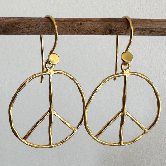 Peace Symbol Earrings