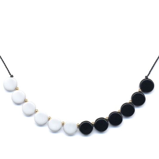 Black and White Necklace by I. Ronni Kappos