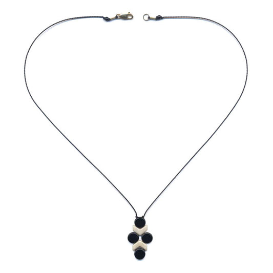 Black and White Unbound Necklace by I. Ronni Kappos