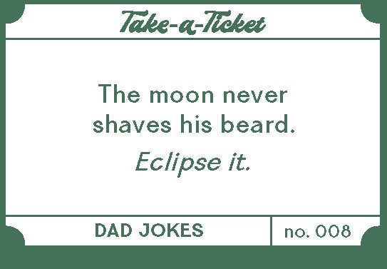 Take A Ticket - Dad Jokes