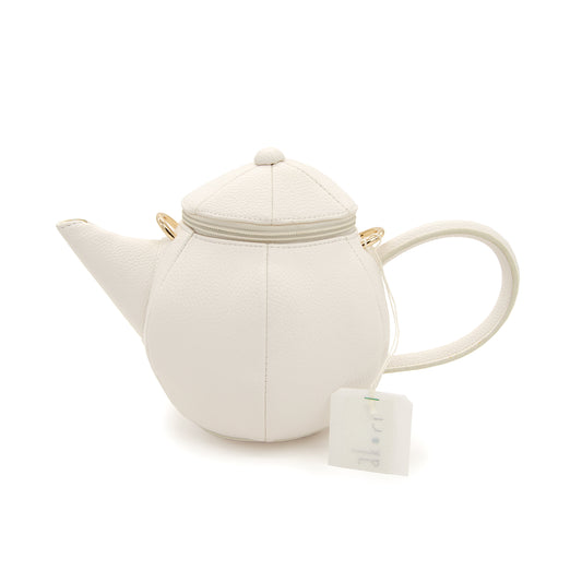 Akori Teapot Purse - White
