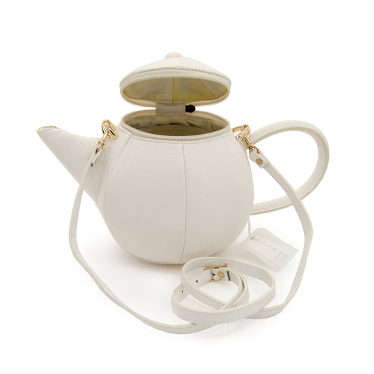 Akori Teapot Purse - White