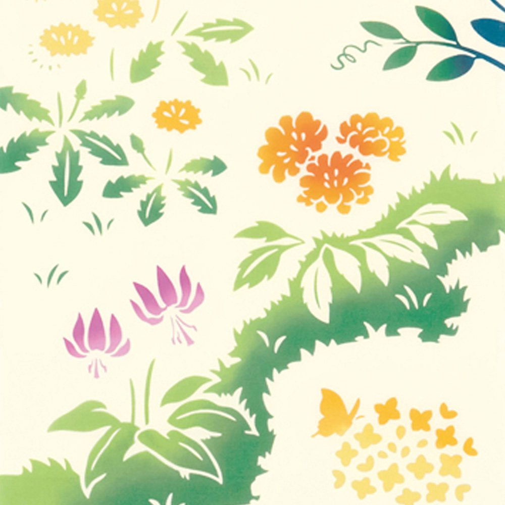 Tenugui Utility Cloth - Spring Flowers