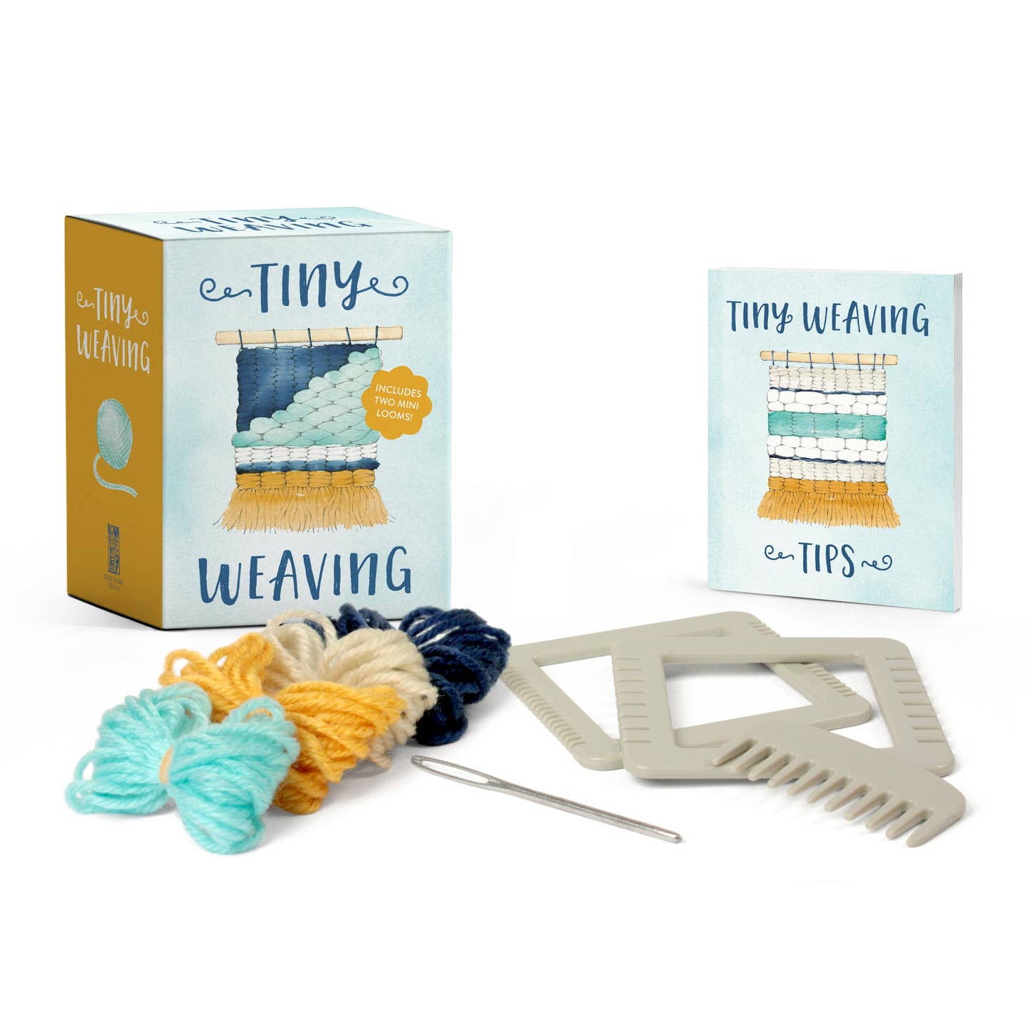 Tiny Weaving Kit - 2 mini looms