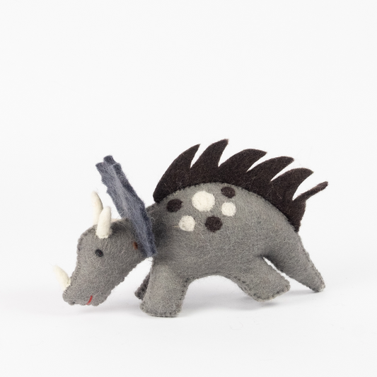 Felt Dinosaur - Triceratops