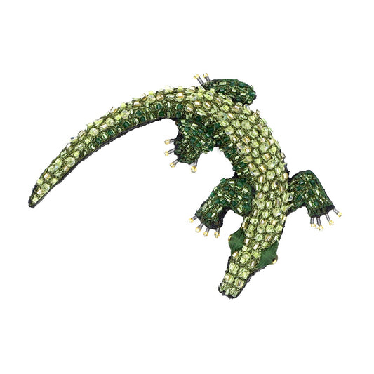 Nile Crocodile Brooch
