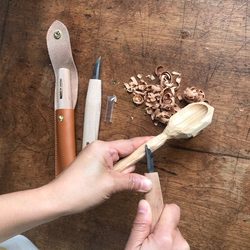 Carving Knife with Leather Case