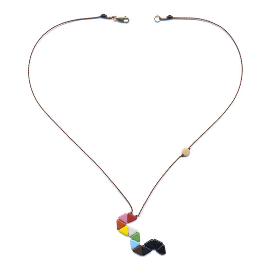 Rainbow Snake Necklace by I. Ronni Kappos