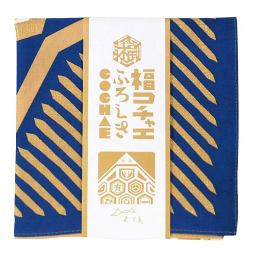 Furoshiki - Tortoiseshell Crest Gold