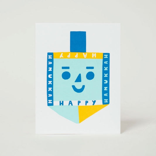 Hanukkah Dreidel Card