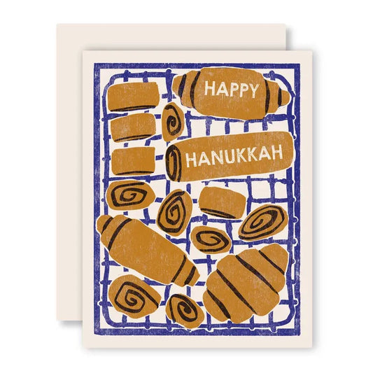 Happy Hanukkah Rugelach Card