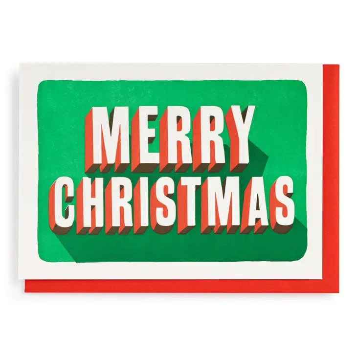 Merry Christmas Type Card