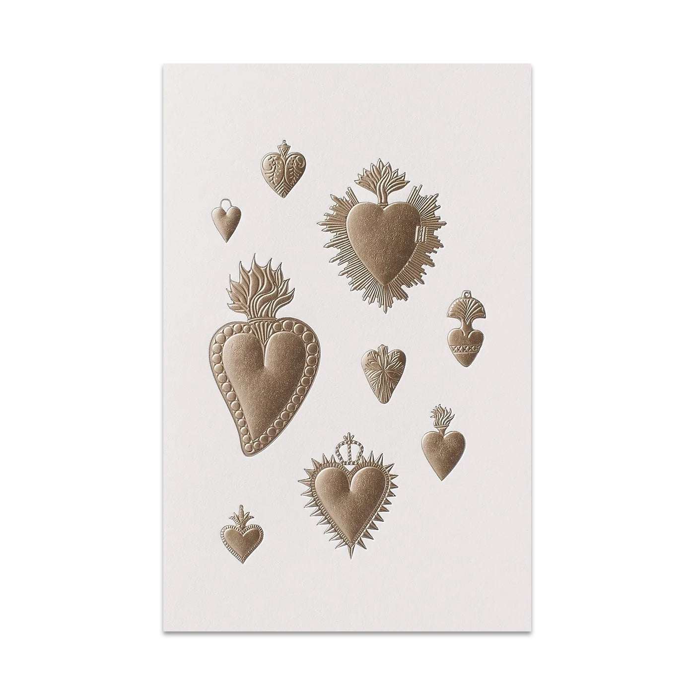 Heart Milagros Embossed Card