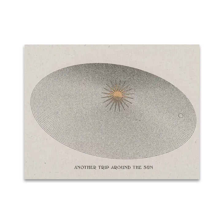 Around the Sun Birthday Card