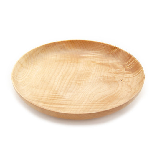 Figured Maple Platter by Ena Dubnoff