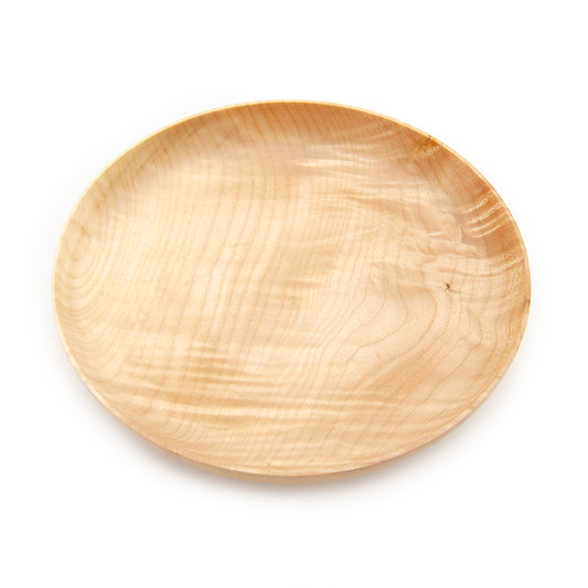 Figured Maple Platter by Ena Dubnoff
