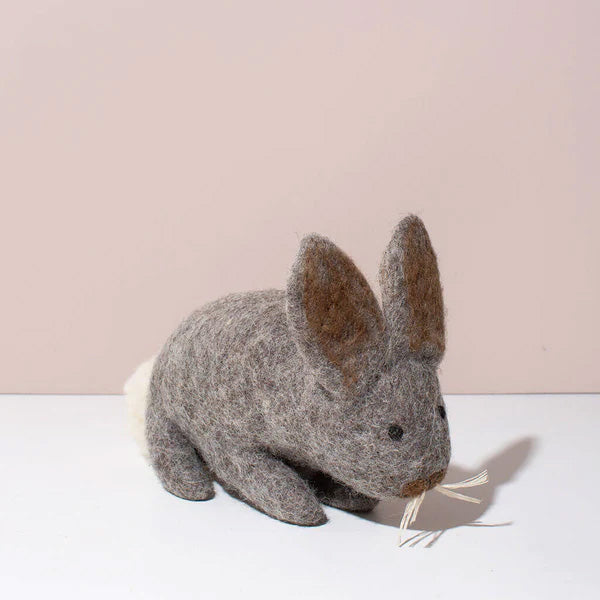 Felted Bunny Stuffed Toy