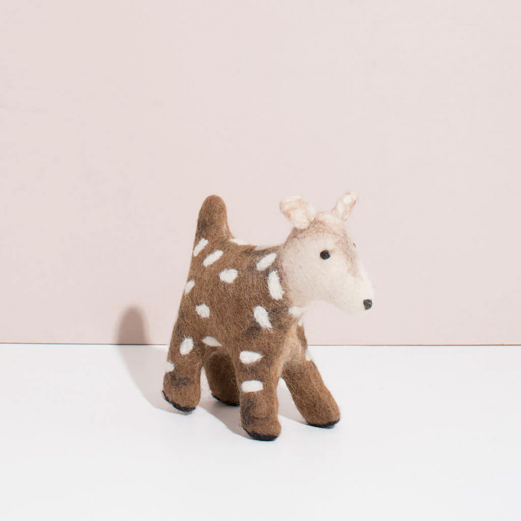 Felted Fawn Stuffed Toy