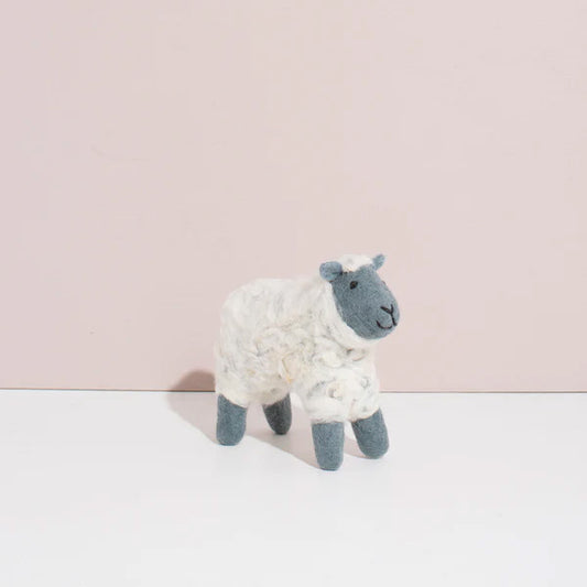 Felted Sheep Stuffed Toy - Small