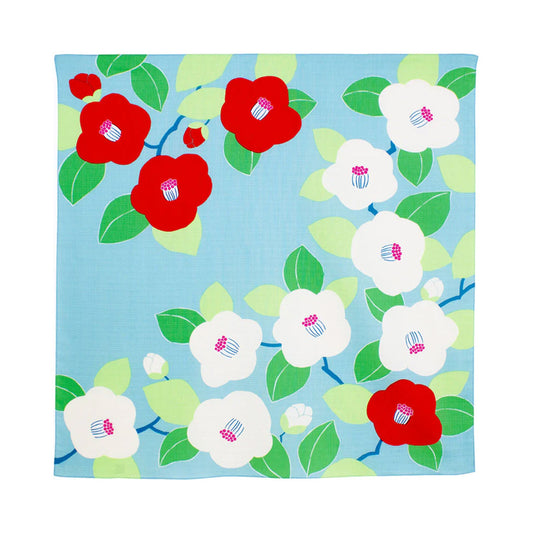 Furoshiki - Camellia Turquoise