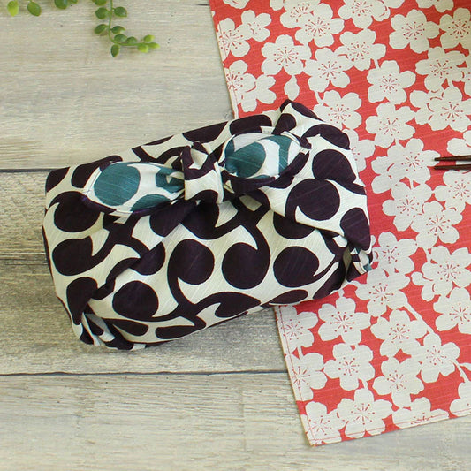 Furoshiki - Reversible New Sprout - Purple + Blue