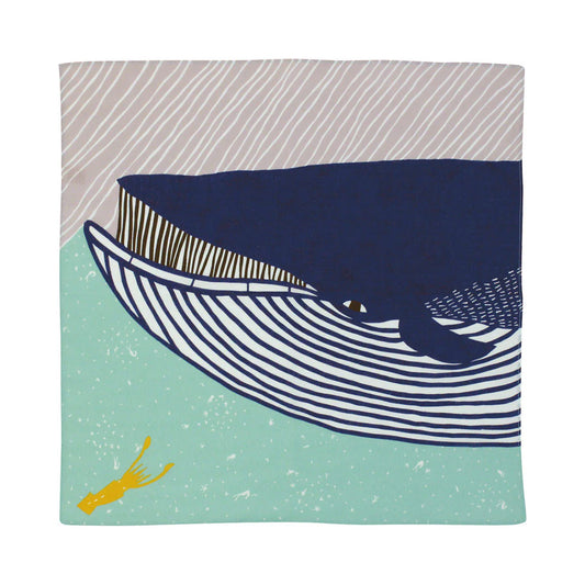 Furoshiki - Whale Blue