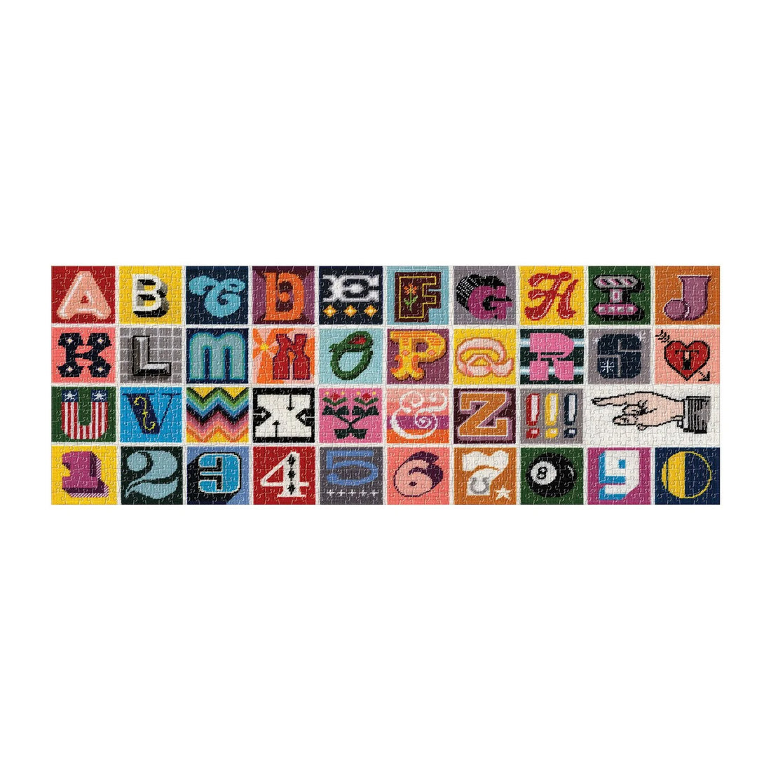 Needlepoint Alphabet A to Z Jigsaw Puzzle Craft Contemporary Shop