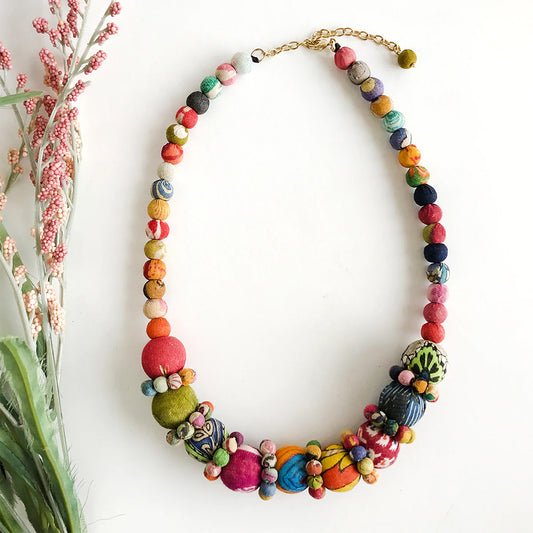 Orbit Kantha Necklace