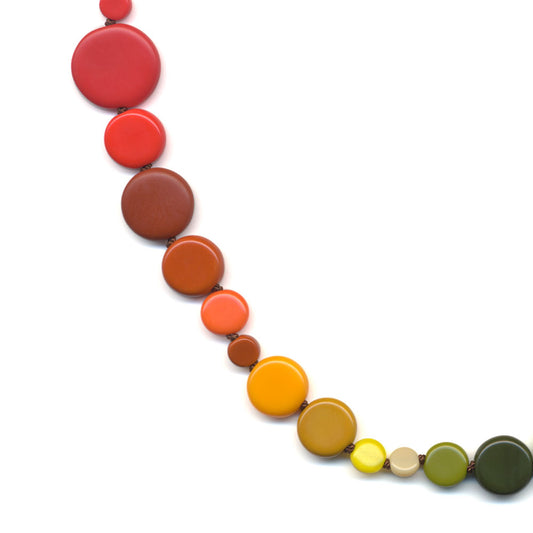 Rainbow Dots Necklace by I. Ronni Kappos