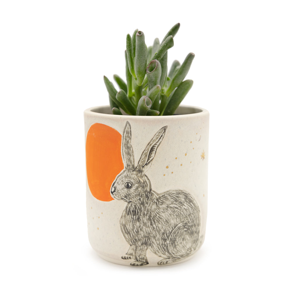 Animal Cup / Planter by Lizbeth Navarro Ceramics - Bunny