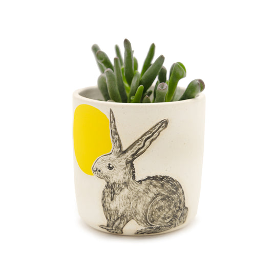 Animal Cup / Planter by Lizbeth Navarro Ceramics - Bunny