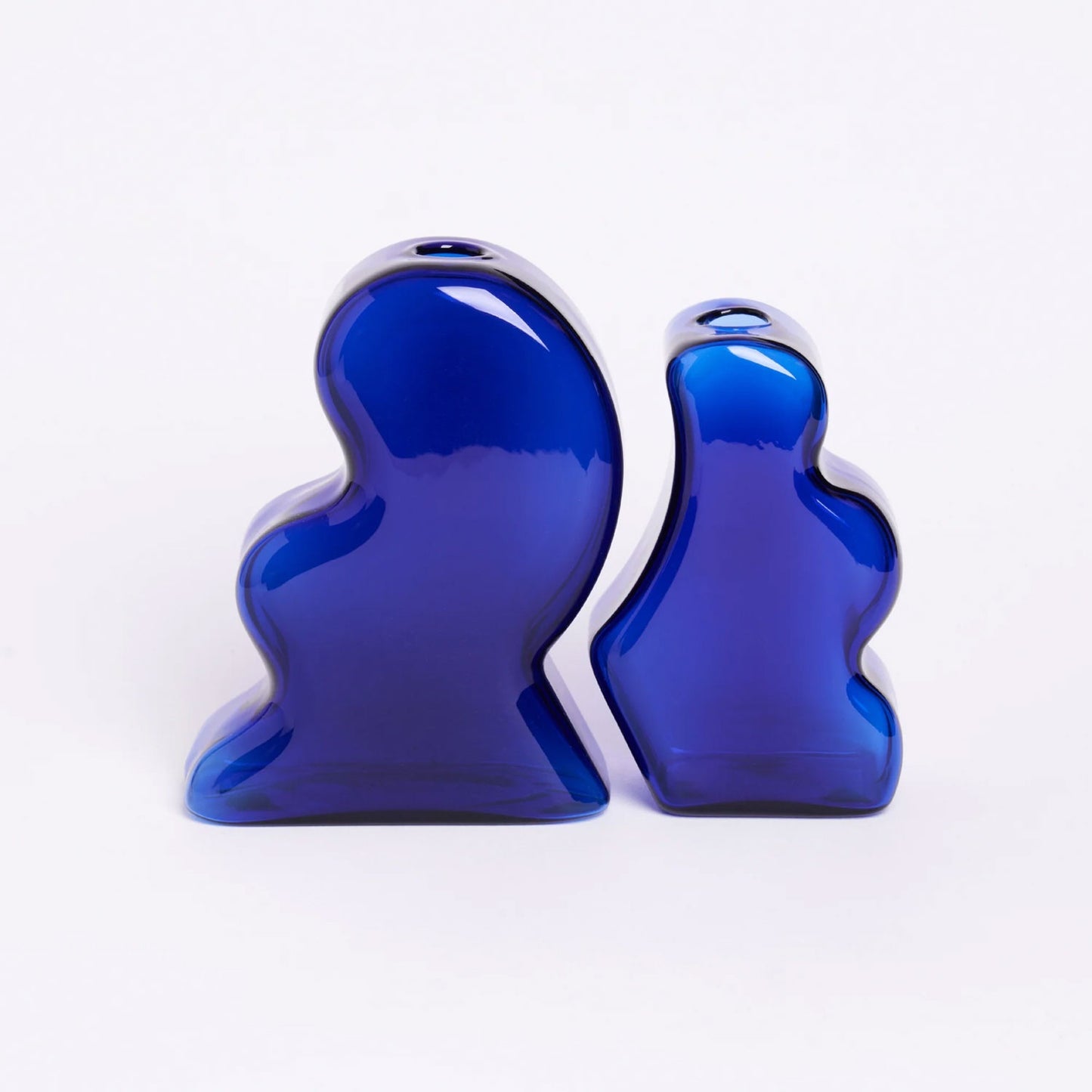 Interlocking Vase by Manu Nanu - Cobalt Blue