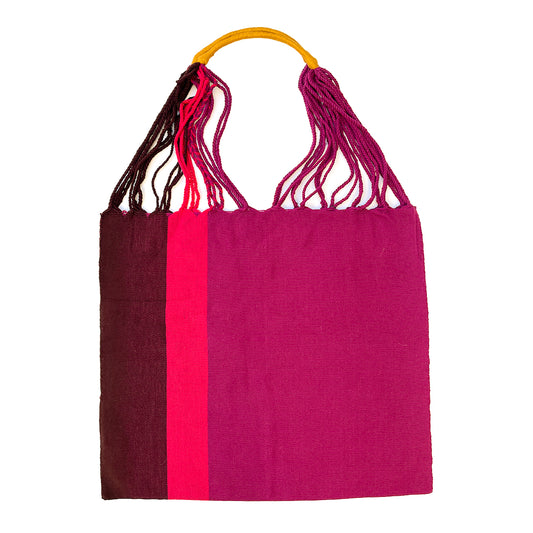 Cotton Market Tote - Fuchsia Bugambilia