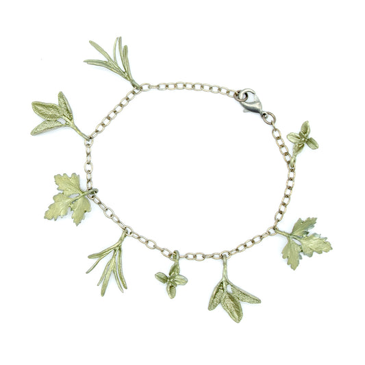 Petite Herb Charm Bracelet