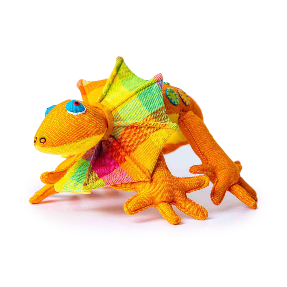 Frilled Neck Lizard Stuffed Toy (Assorted Colors)