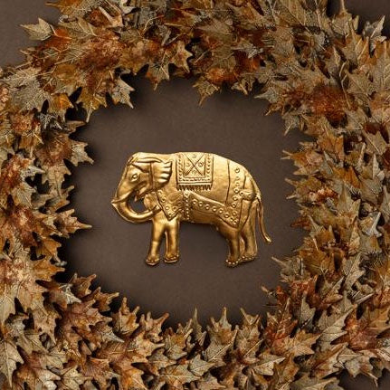 Pressed Metal Ornament - Elephant