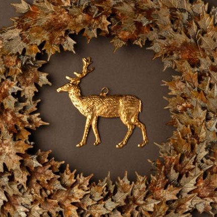 Pressed Metal Ornament - Reindeer