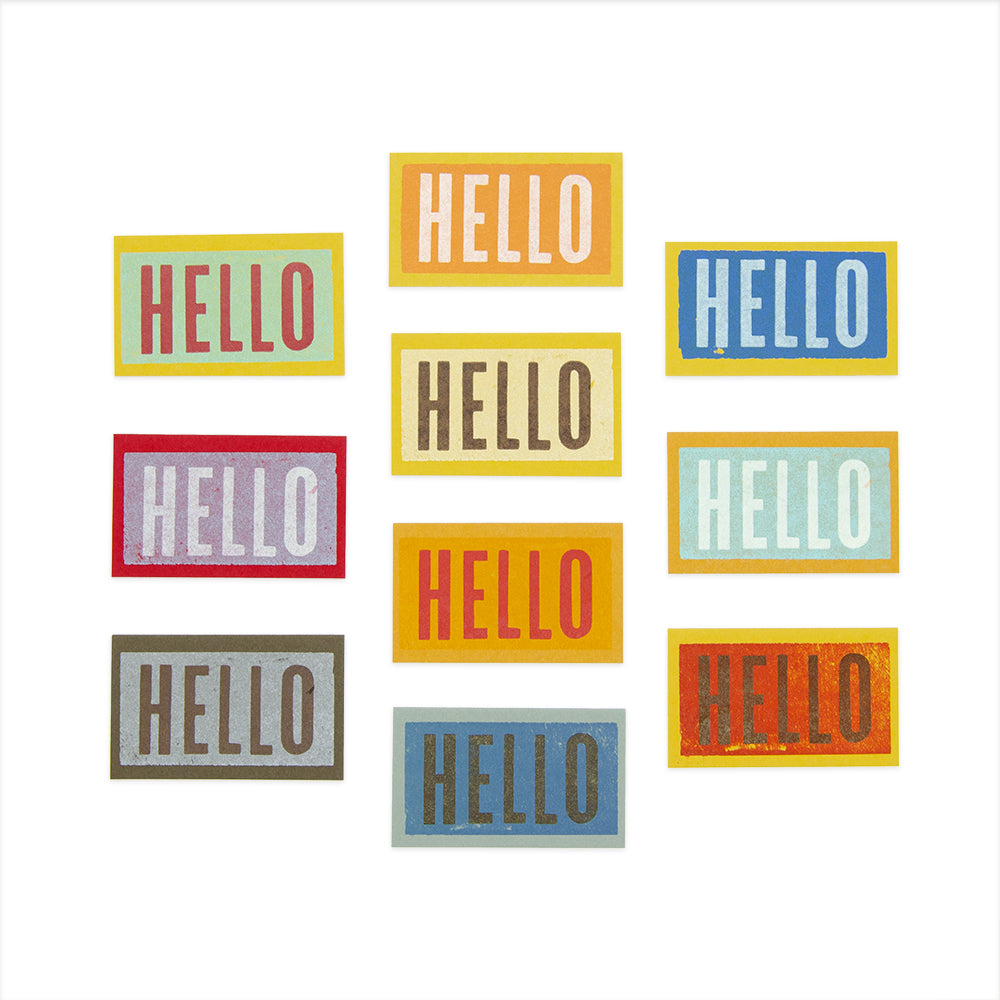 Mini Cards with Envelopes (10 pack) - Hello