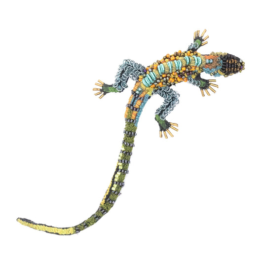 Caiman Lizard Brooch Pin