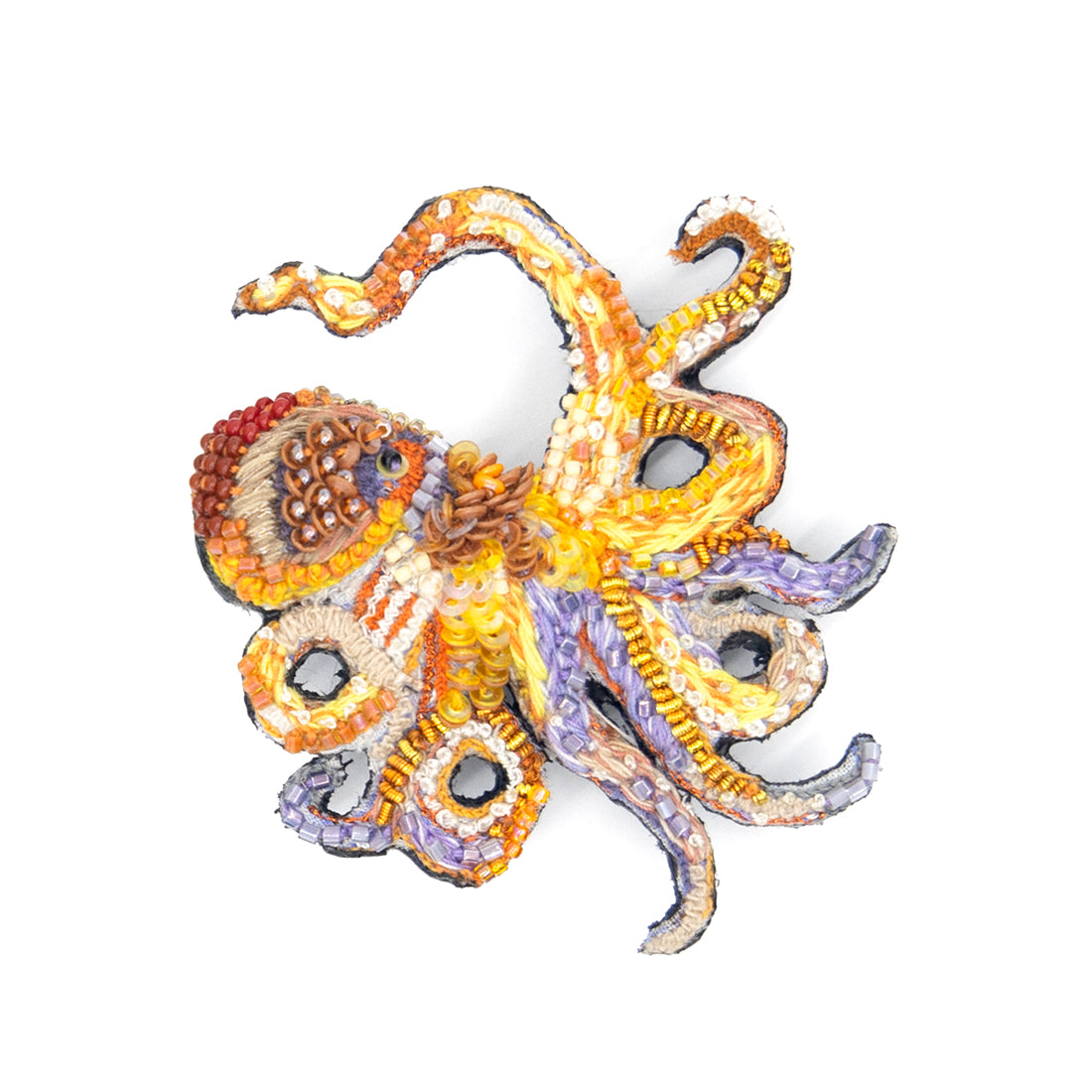 Giant Pacific Octopus Brooch Pin