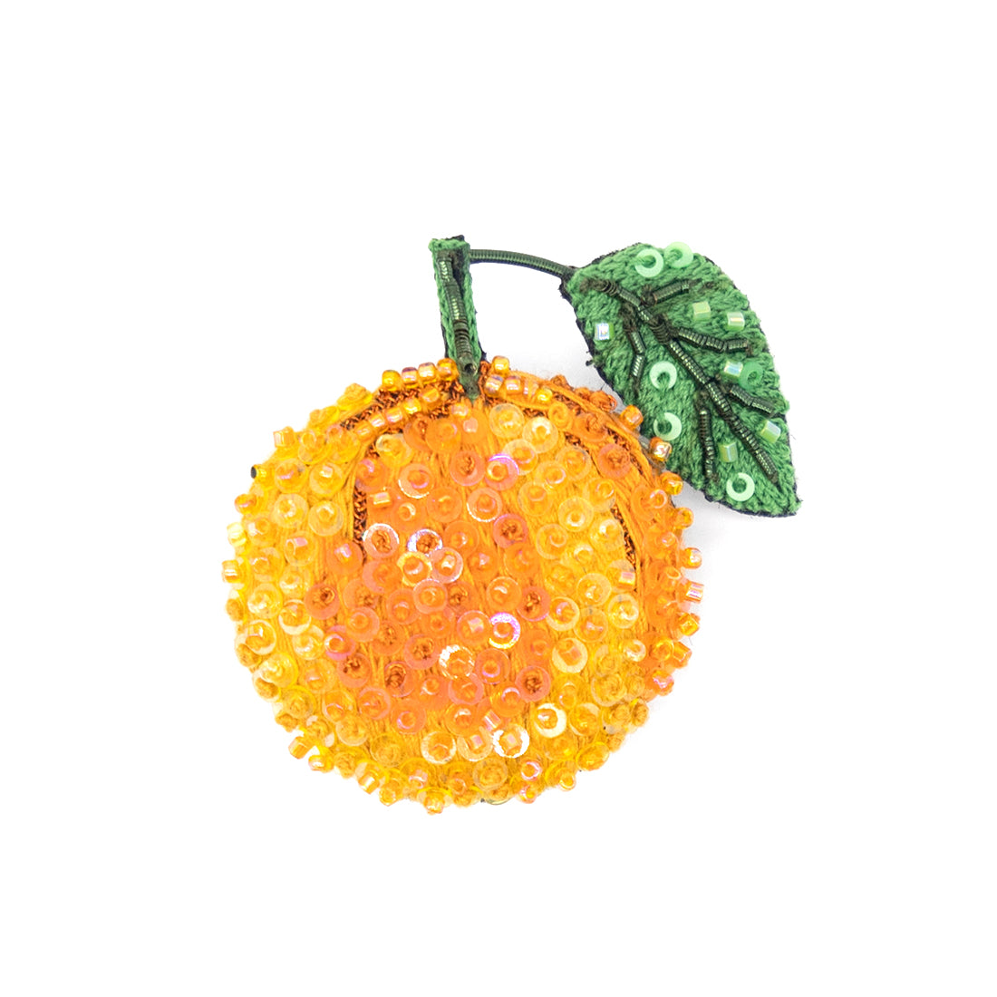 Orange Brooch Pin