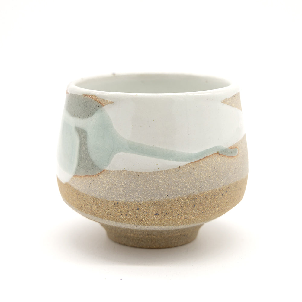 Matcha Bowl by WM Craftworks - White and Celadon