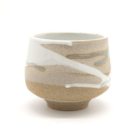 Matcha Bowl by WM Craftworks - White and Celadon