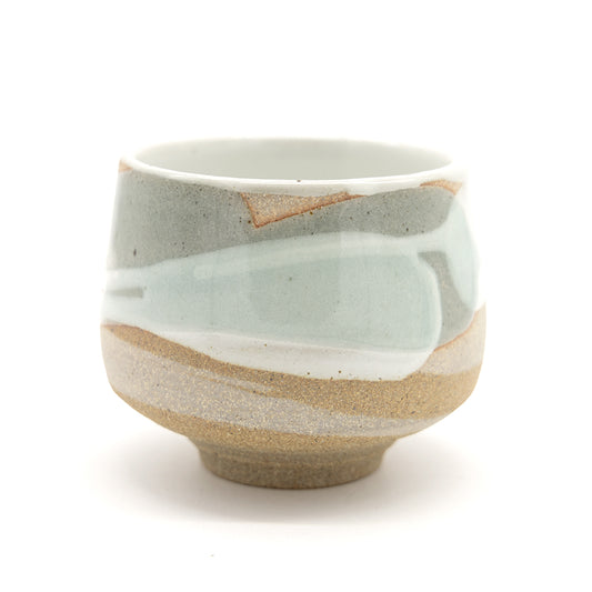 Matcha Bowl by WM Craftworks - White and Celadon