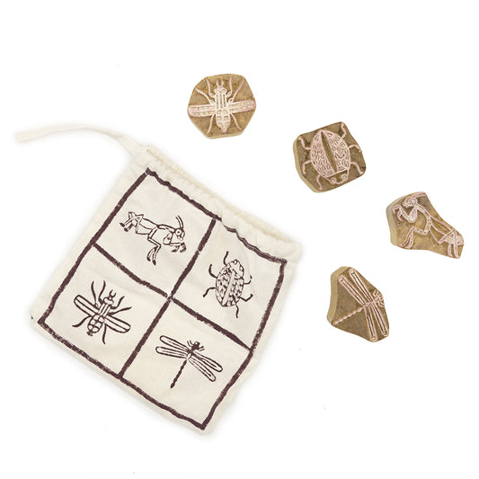 Wood Block Stamp Set - Insects